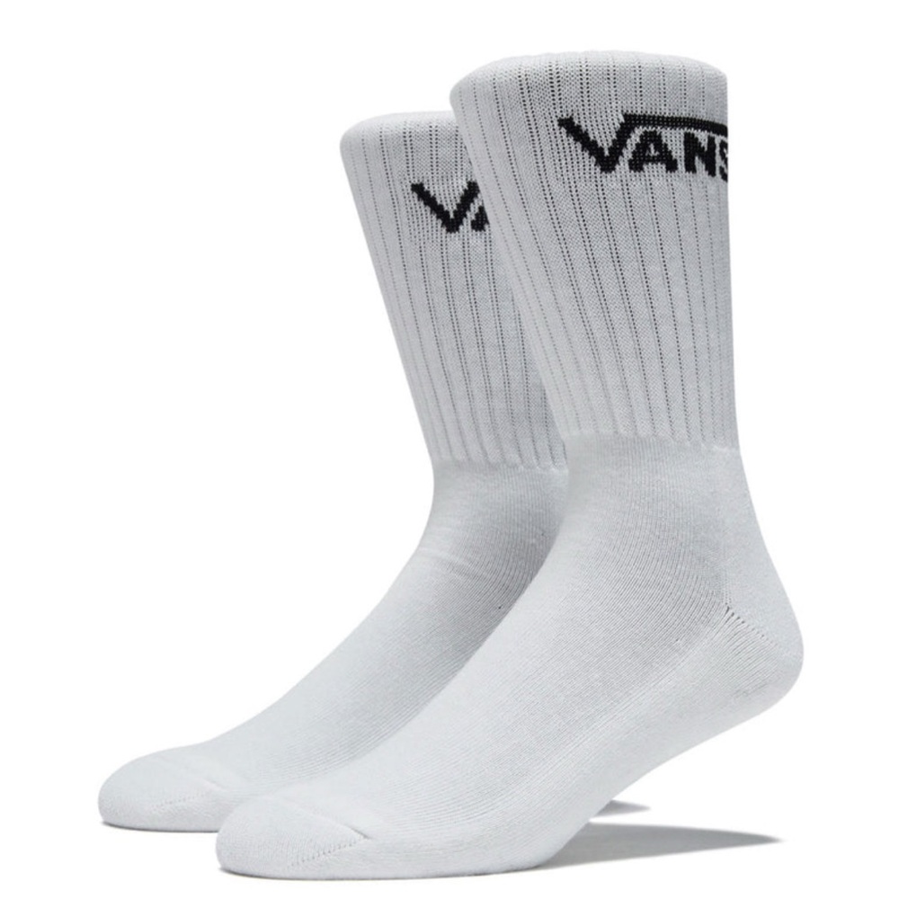 Vans White Crew Socks